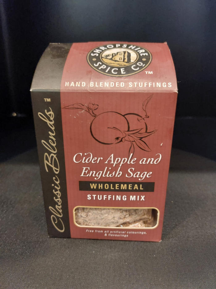 The Surrey Butchers: Shropshire Spice Co - Cider Apple & English Sage Wholemeal Stuffing Mix - 150g